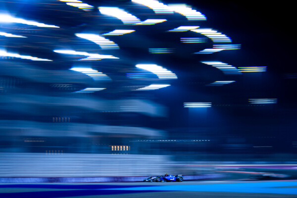 A Williams F1 car on the track